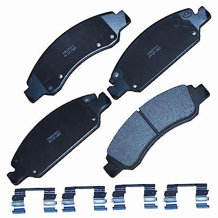 Severe Duty Brake Pads: With Hardware, Semi-metallic, Ideal for Heavy Towing - Front