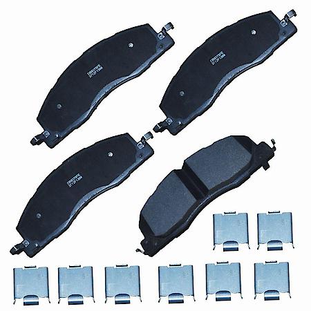 Severe Duty Brake Pads: With Hardware, Semi-metallic, Ideal for Heavy Towing - Front