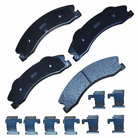 Severe Duty Brake Pads: With Hardware, Semi-metallic, Ideal for Heavy Towing