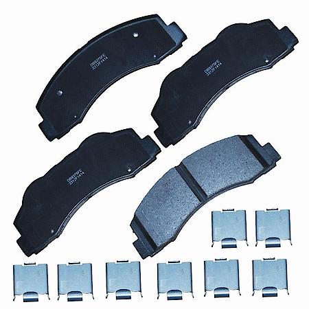 Severe Duty Brake Pads: With Hardware, Semi-metallic, Ideal for Heavy Towing - Front