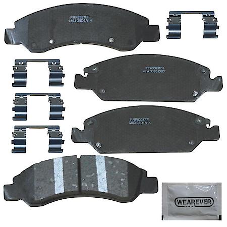 Brake Pads: With Hardware, Ceramic, Better Performance, Quiet - Front