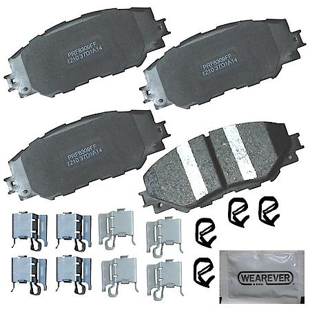 Brake Pads: With Hardware, Ceramic, Better Performance, Quiet - Front