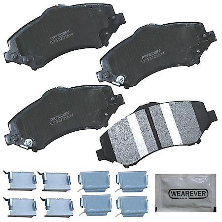 Brake Pads: With Hardware, Ceramic, Better Performance, Quiet - Front