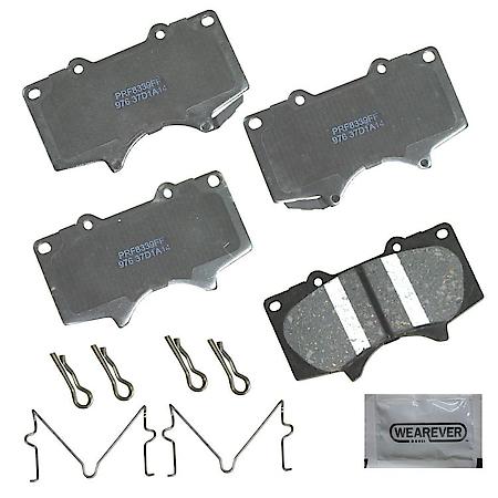 Brake Pads: With Hardware, Ceramic, Better Performance, Quiet - Front