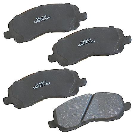 Brake Pads: With Hardware, Ceramic, Long Life and Quiet - Front