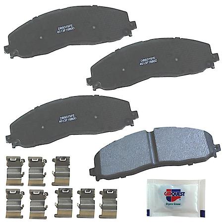 Severe Duty Brake Pads: With Hardware, Semi-metallic, Ideal for Heavy Towing - Front