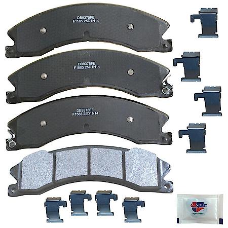 Severe Duty Brake Pads: With Hardware, Semi-metallic, Ideal for Heavy Towing