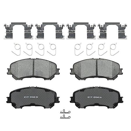 Brake Pads: With Hardware, Ceramic, Long Life and Quiet - Front