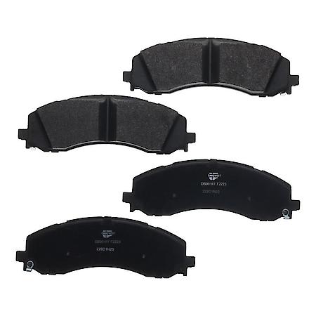 Severe Duty Brake Pads: With Hardware, Semi-metallic, Ideal for Heavy Towing - Front