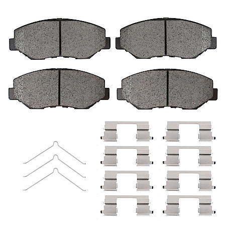 Brake Pads: With Hardware, Ceramic, Long Life and Quiet - Front