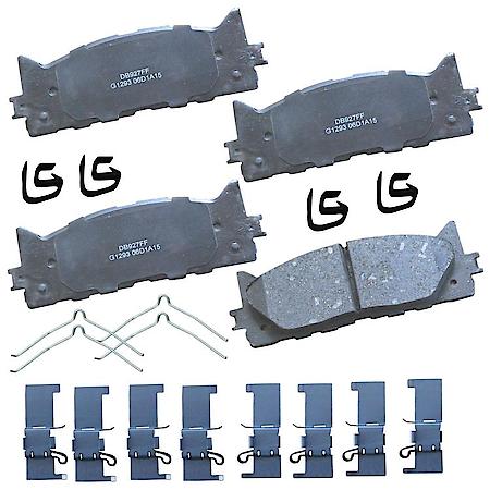 Brake Pads: With Hardware, Ceramic, Long Life and Quiet - Front