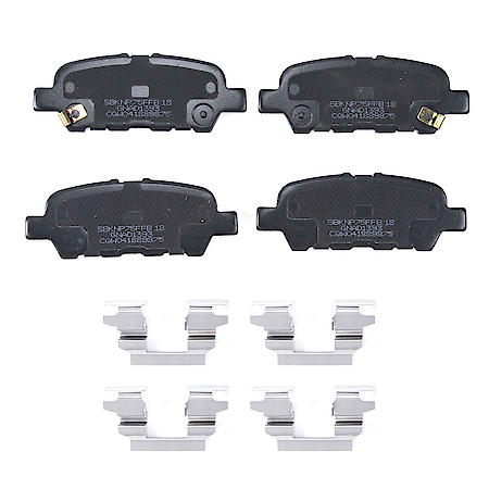 Brake Pads: With Hardware, Ceramic, Long Life and Quiet - Rear