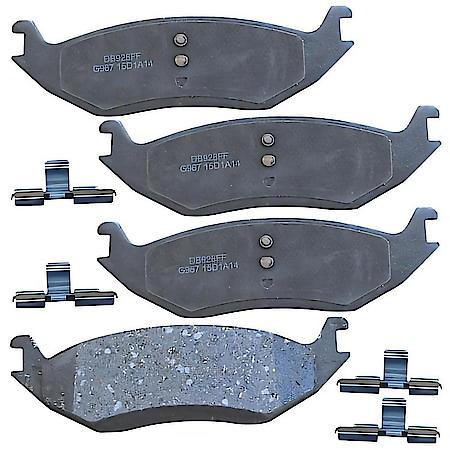 Brake Pads: With Hardware, Ceramic, Long Life and Quiet - Rear