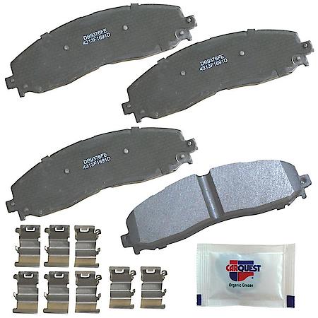 Severe Duty Brake Pads: With Hardware, Semi-metallic, Ideal for Heavy Towing - Rear