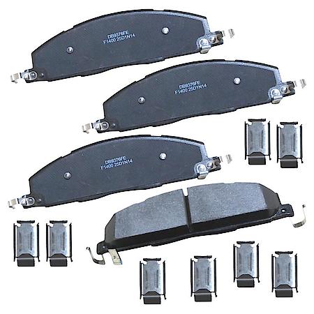 Severe Duty Brake Pads: With Hardware, Semi-metallic, Ideal for Heavy Towing - Rear