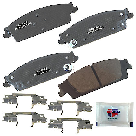 Severe Duty Brake Pads: With Hardware, Semi-metallic, Ideal for Heavy Towing - Rear