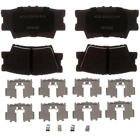 Ceramic Disc Brake Pad Set with Clips