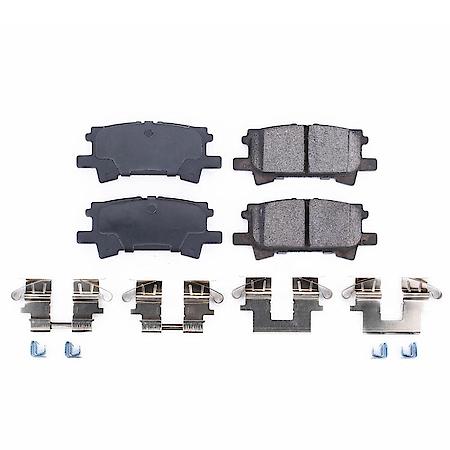 Z17 Evolution Ceramic Brake Pads with Hardware - Rear