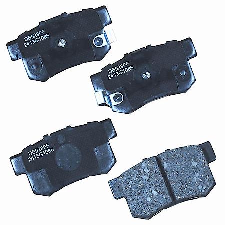 Brake Pads: With Hardware, Ceramic, Long Life and Quiet - Rear
