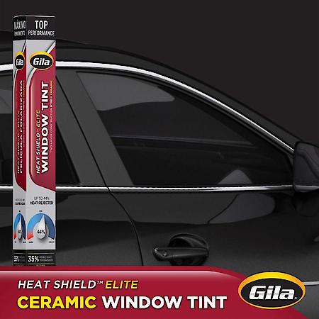 HEAT SHIELD ELITE 35% VLT Automotive Ceramic DIY Window Tint Advanced Heat Control, 24 Inch x 78 Inch