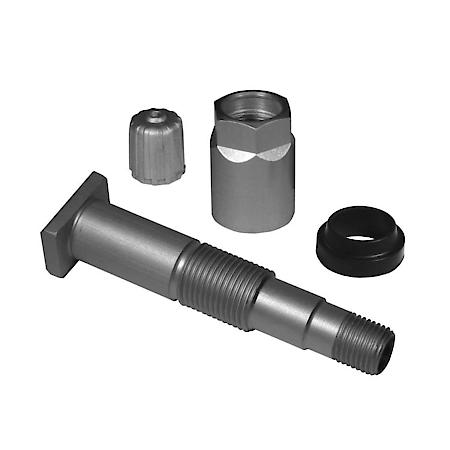 Clamp-In TPMS Service Kit: Metal, 0.453 Inch Valve Stem Assembly, 25 Piece
