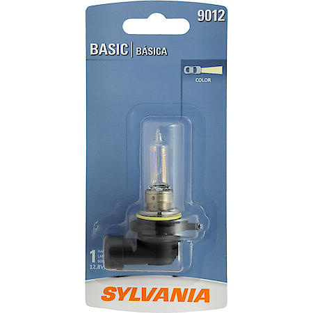 9012 Basic: Halogen Headlight Bulb, Basic Performance, 1 Pack