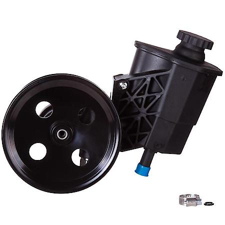 New Power Steering Pump with Pulley and Reservoir
