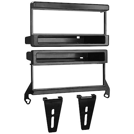 Radio Installation Dash Kit: Aftermarket Radio Install Kit, Single Din, Black, Quick & Easy Install