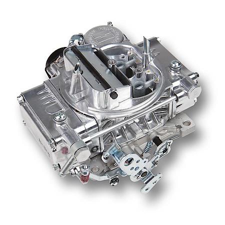 Street Carburetor: 600 CFM, Electric Choke, 4 Barrel, Square Bore, Single Inlet, Shiny