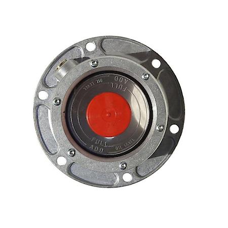 Hub Cap w/Pipe Plug - Bolt Circle 5-1/8" - Bolt Size 5/16" - Number of Bolts 6