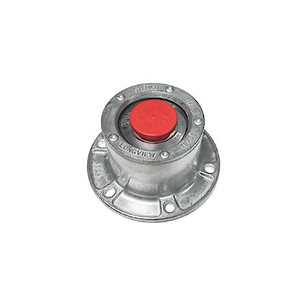 Hub Cap w/Pipe Plug - Bolt Circle 4-1/2" - Bolt Size 5/16" - Number of Bolts 6