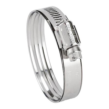 SmartSeal Hose Clamp - Size #28 - All Stainless Steel Spring clamps provides compensation over 360 degrees