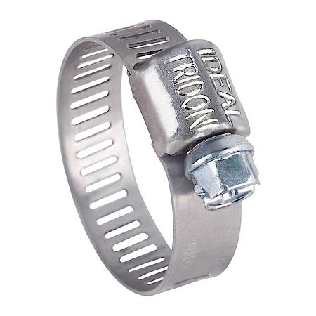 HOSE CLAMP - PART STAINLESS - MICRO - 5/16" BANDWIDTH - SIZE 06 - CARDED