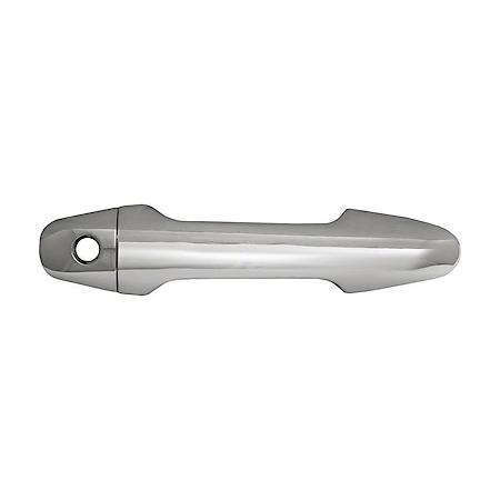 Exterior Door Handle Cvr, Chrome Plated; ABS Plastic; With Door Handle Trim, Fits 4 Doors