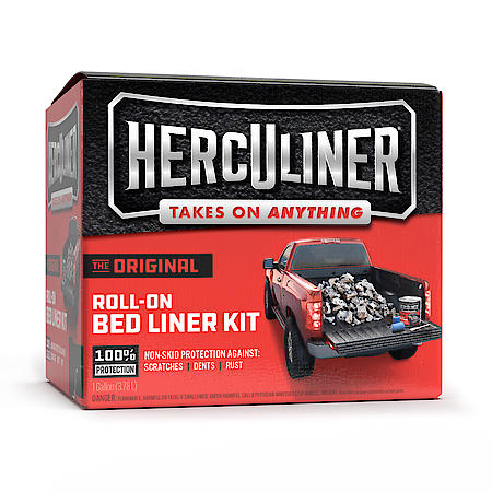 Truck Bed Brush-On Liner Kit, Black, 1 Gallon