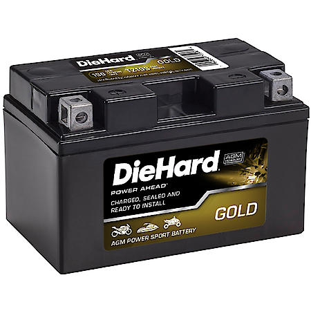 Battery: TZ10S Group Size, 190 CCA, 8 Amp Hour Capacity, For Off-Road Use