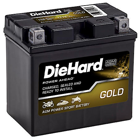 Battery: TZ7S Group Size, 130 CCA, 6 Amp Hour Capacity, For Off-Road Use