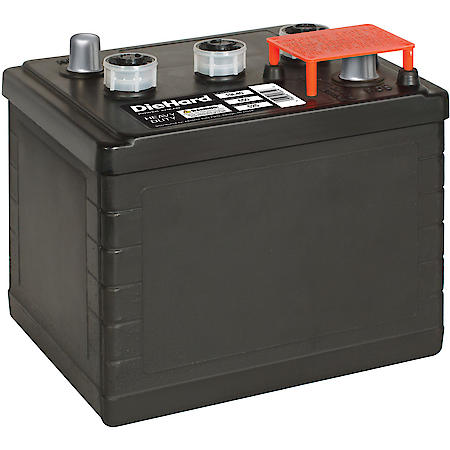Battery: 6V Battery: 19L Group Size, 525 CCA, 650 CA, 110 Minute Reserve Capacity, Heavy-Duty