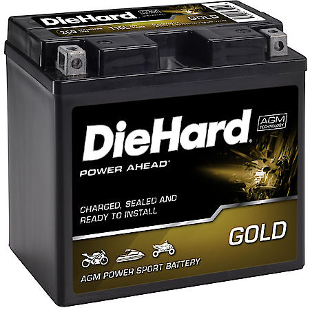 Battery: T16L Group Size, 260 CCA, 19 Amp Hour Capacity, For Off-Road Use