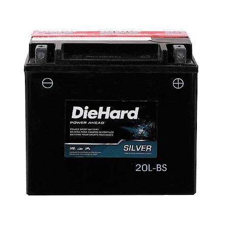 Power Sport Battery 12V Battery: BTX20L-BS Group Size, 270 CCA, 300 CA