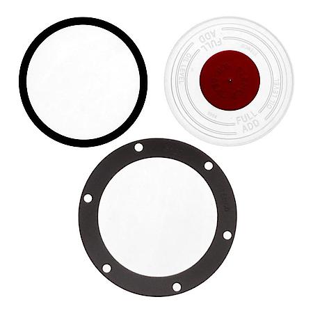 Hub Cap Window Kit, 4 Pcs - Includes rubber seal - Replaces #550 2059246, 655 283109C1, COK 3595995