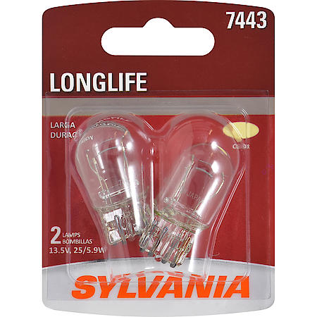 7443 Long Life: Mini Bulb, Standard Performance, 2 Pack