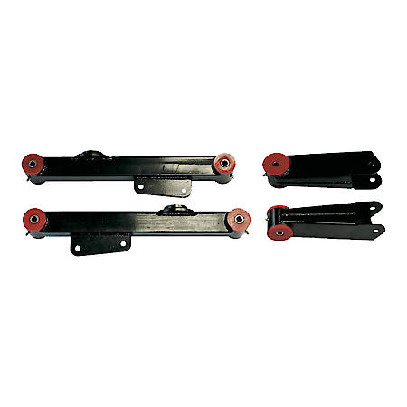 Ford Mustang Suspension Control Arm Kit, Black Finish; For 1978-1998 Ford Mustangs