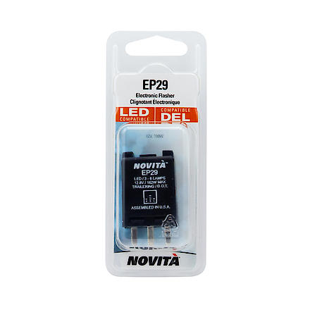 4 Terminal, 12-Volt Electronic Hazard Warning and Turn Signal Flasher LED