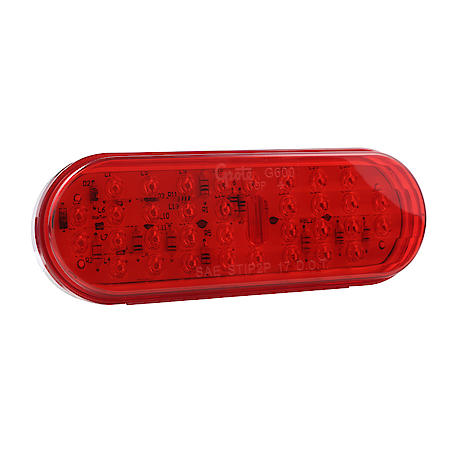 Hi Count ® 56-Diode Oval LED Stop Tail Turn Light, Red