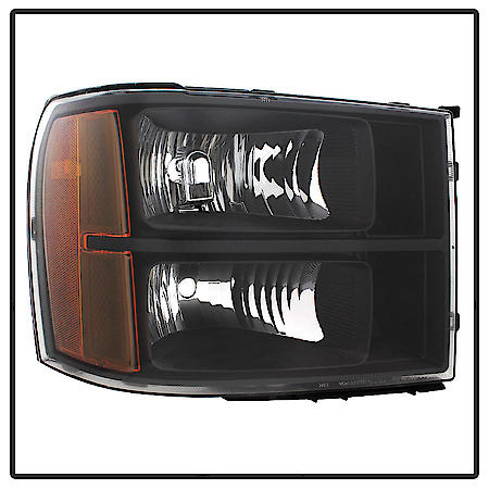 (Xtune) Gmc Sierra 07-13 Crystal Headlights-Black