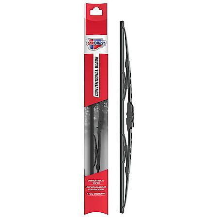 Conventional 22'' Wiper Blade: Curved Windshield Fit, Steel Frame