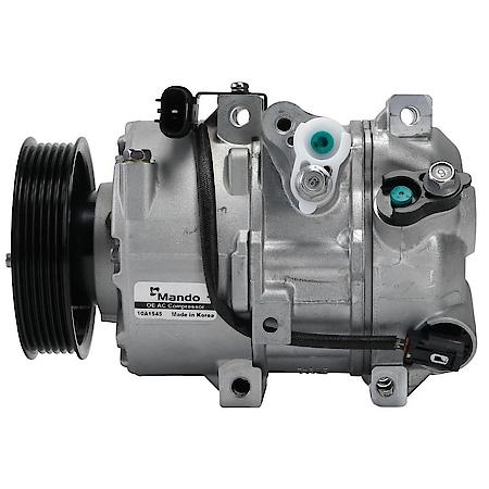 New OE AC Compressor with Clutch & Pre-filled Oil, Direct Replacement
