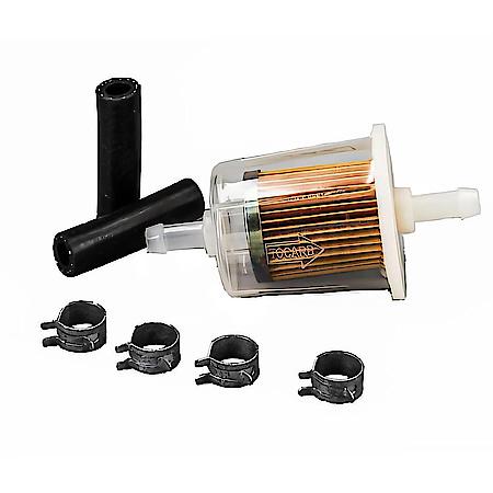 5/16" Inlet-Outlet Plastic In-Line Fuel Filter