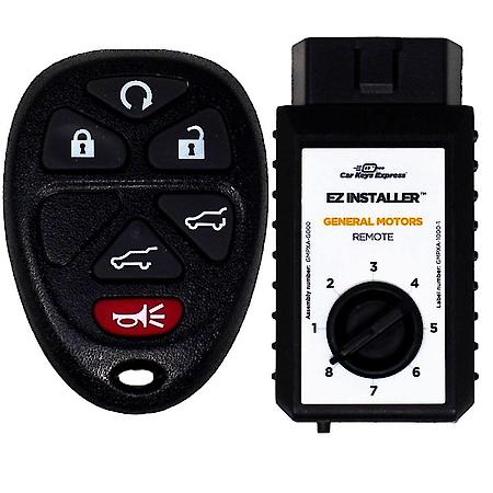 GM Keyless Entry Remote with EZ Installer, 6 Buttons